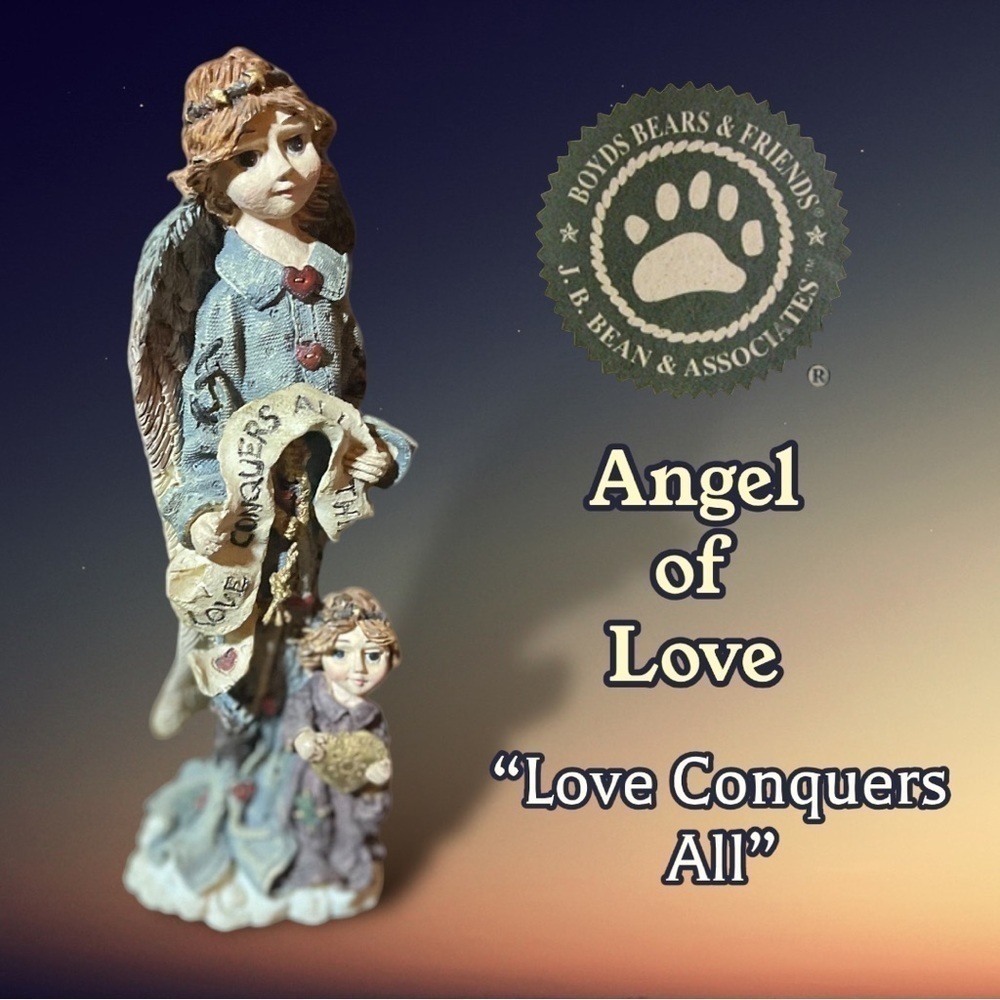 1994 BOYDS BEARS THE FOLKSTONE COLLECTION ANGEL OF LOVE # 2821 RETIRED